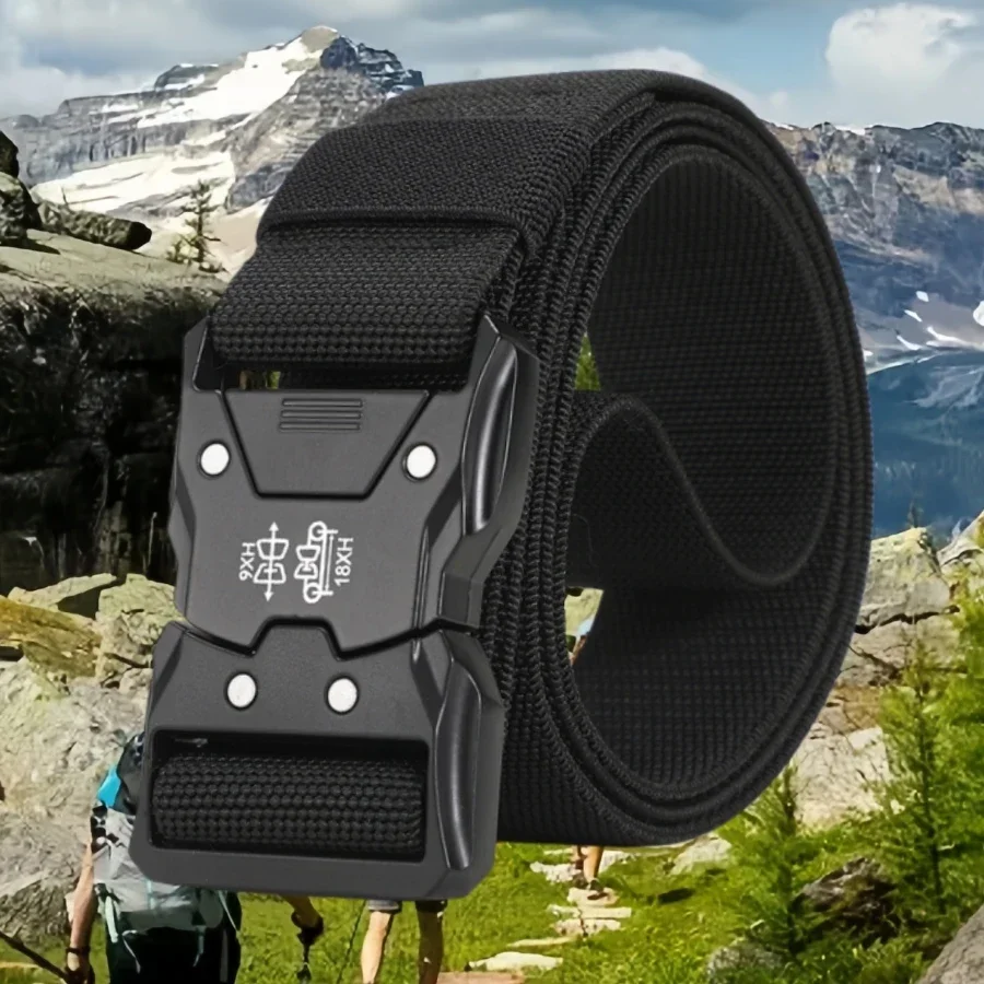 2025 New Classic Design Fashion Matching Essentials Tactical Quick Release Snap Snap Elastic Leisure Outdoor Training Belt