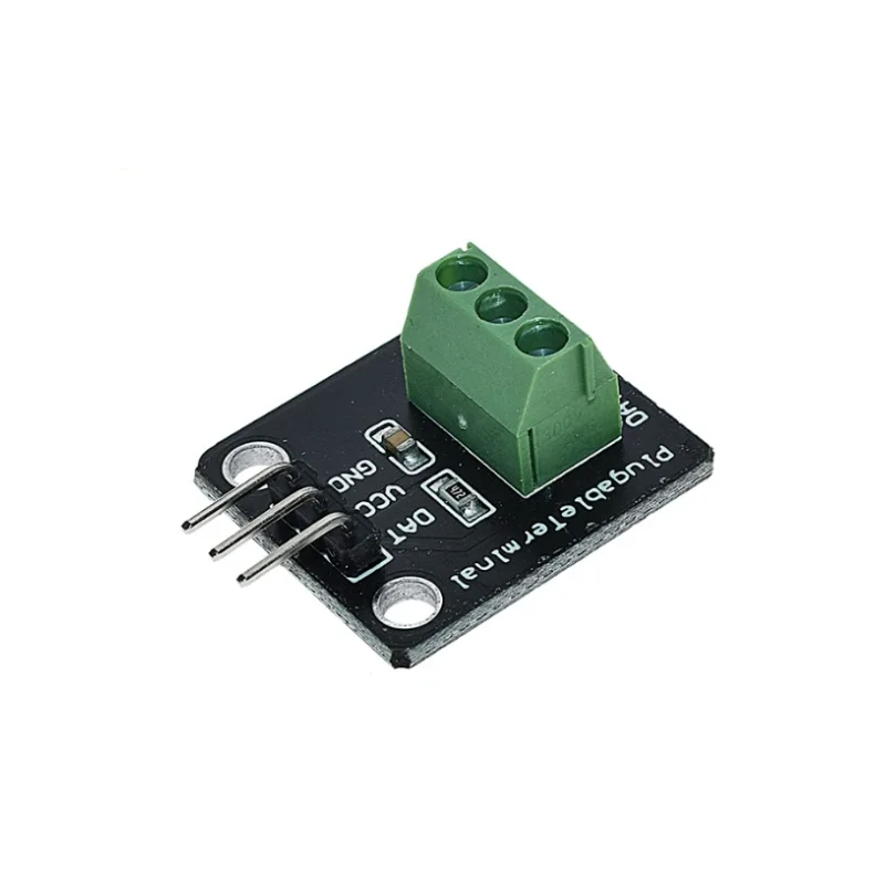 Kit modulo sensore di temperatura DS18B20, cavo digitale, sonda in acciaio inossidabile, terminale adattatore per Arduino, impermeabile, 100cm