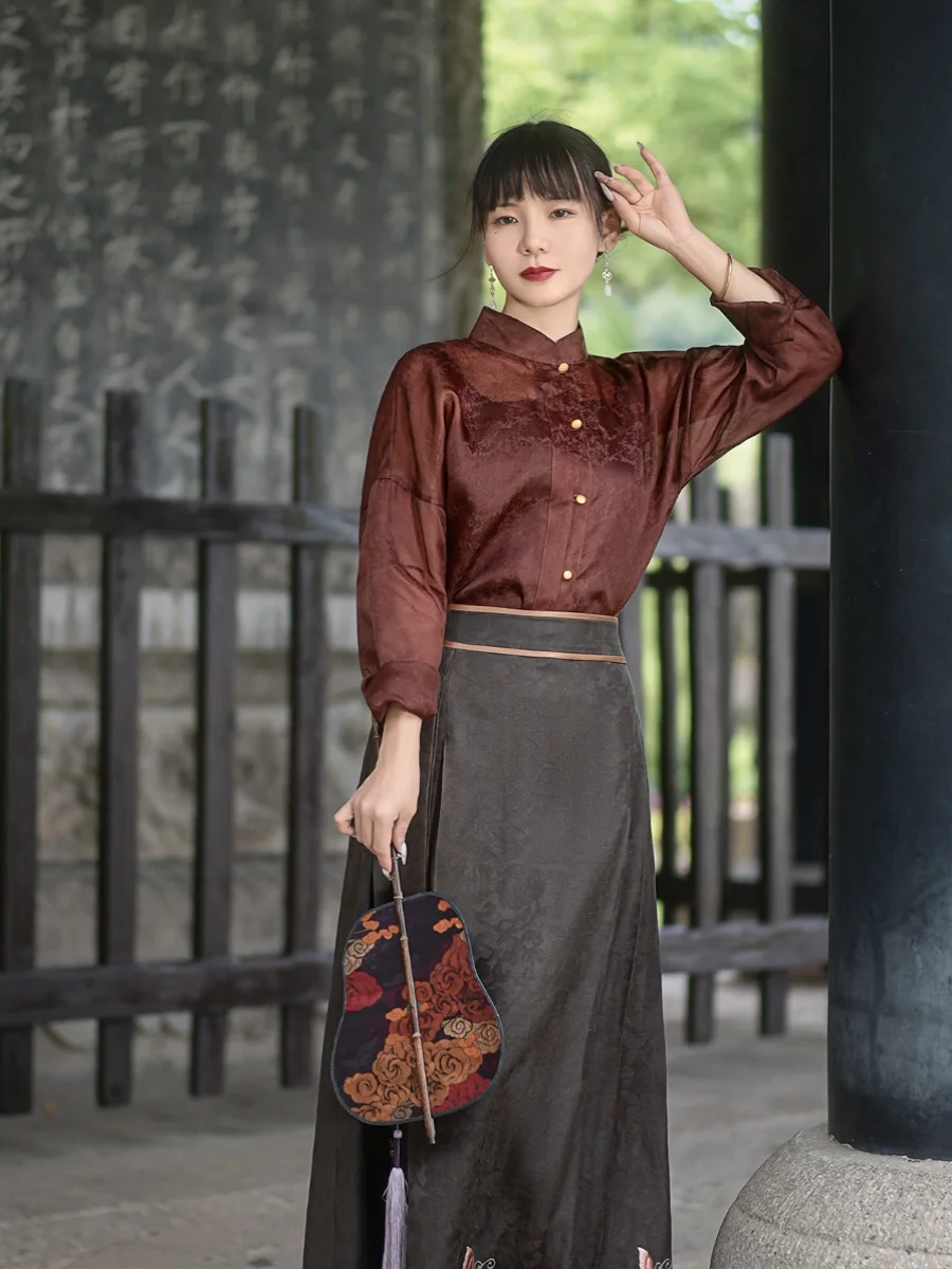 

Шелковое женское ципао Yunja из 100% шелка, красное, с вышивкой феникса и жемчугом, в новом китайском стиле, с растительным окрашиванием, соблазнительный топ