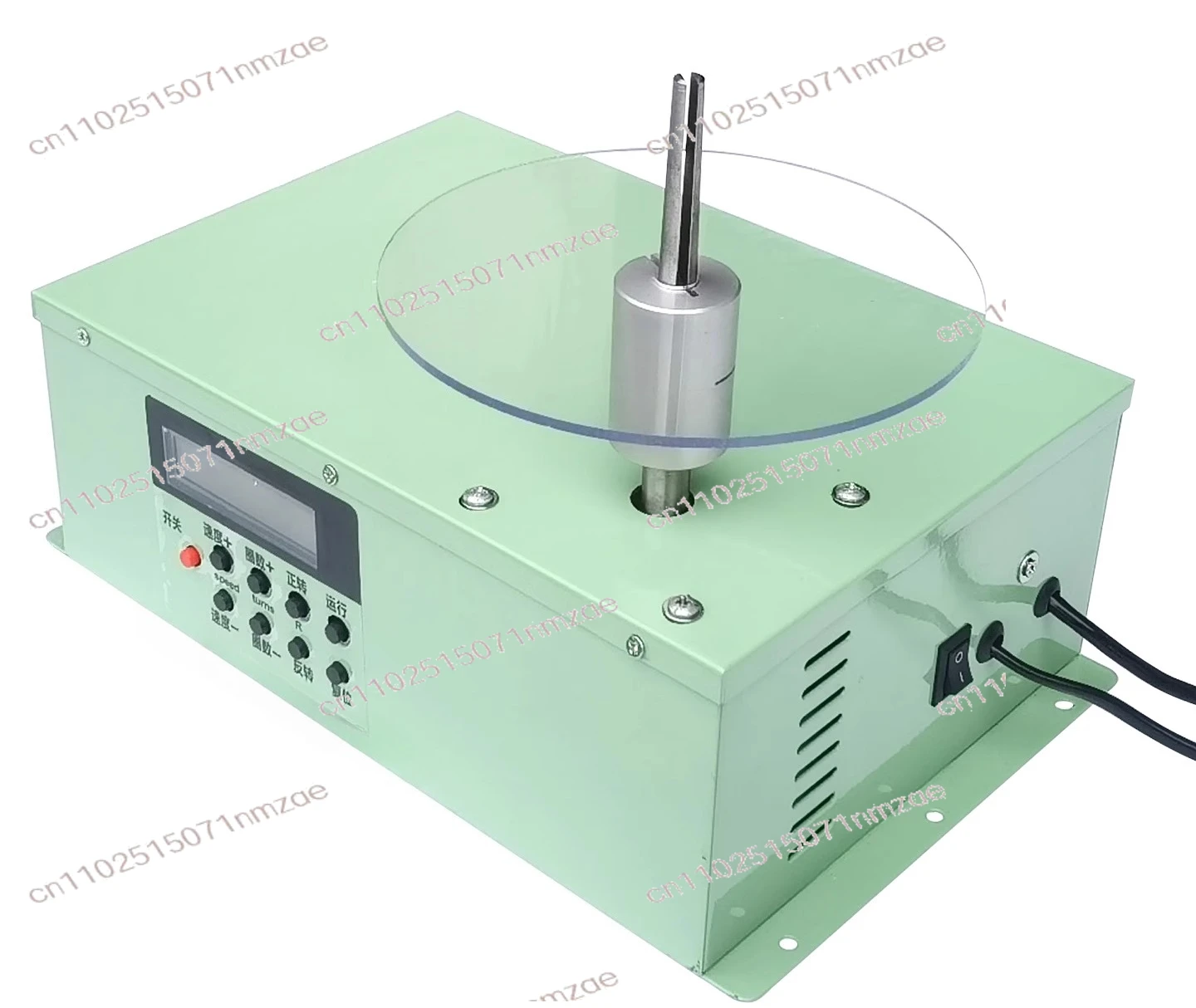 

Tape Lace Rolling Machine Wire Rewinding Machine Electric Ribbon Winding Machine Textile Shaft diameter 10mm disc diameter 22cm