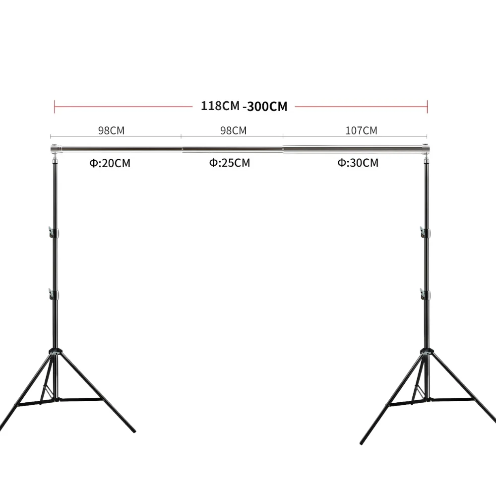 

200CM 170CM 280CM Tripod Frame Photo Phone Mobile Selfie Stick Light Stand 1/4 Screw Photo Studio Flashes Photographic Softbox