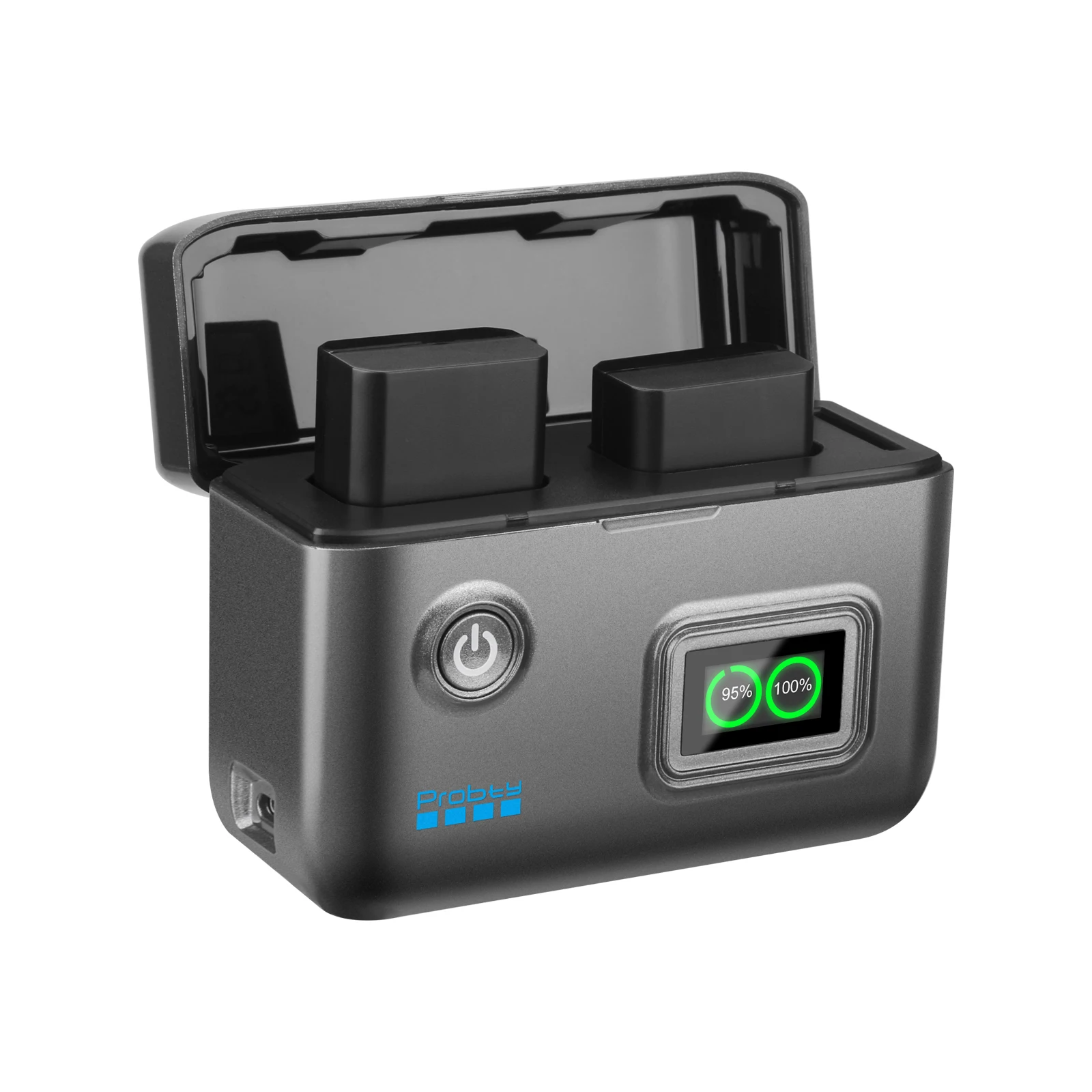 NP-FW50 Ersatzakku + Schnelles Dual-Slot-Ladegerät für Sony A6000 A6400 zv-e10 A7ii A6100 A6500 A6300 A7 A7II A7R A7RII A7S