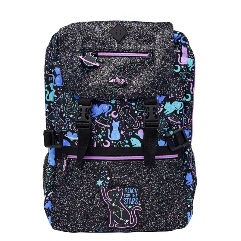 New Arrival Australia Original Smiggle Children Schoolbag Female Cute Wysokiej jakości plecak Star Cat Piórnik Kubek na wodę Prezenty