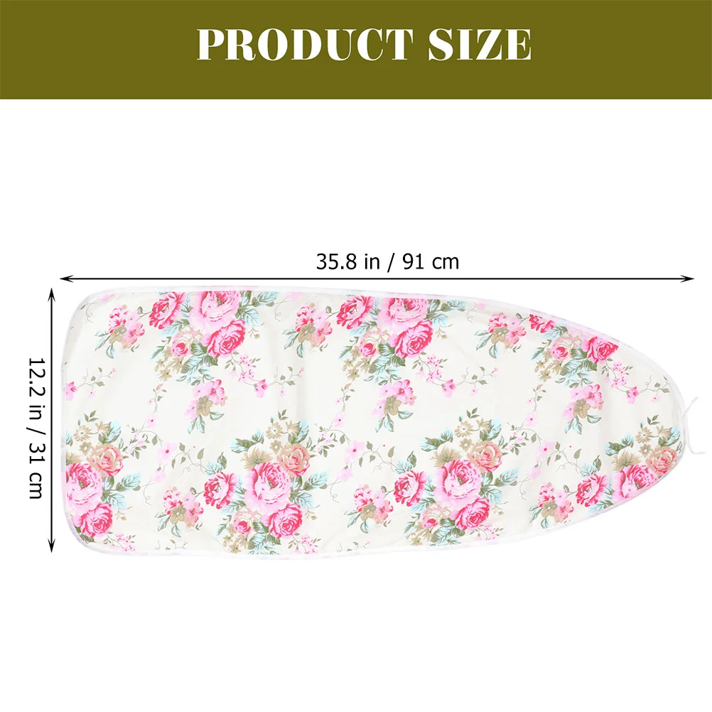 Heat Resistant Iron Board Cover Ironing Board Cloth Pad Cover Flat Ironing Board Cover