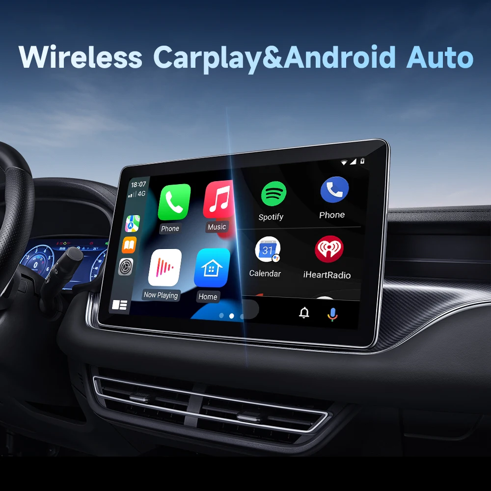 2025 جديد السيارات الاتصال اللاسلكي أندرويد السيارات Carplay محول لنيسان تويوتا هوندا مازدا فورد لانسيا أوبل فيات بويك راديو السيارة #3