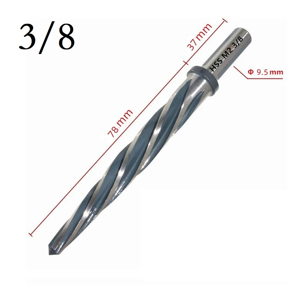 

For Metalworking Bridge Reamer Bit HSS Taper Spiral Flute Drill Bit with 12 Inch Shank Easy Access CE Certified