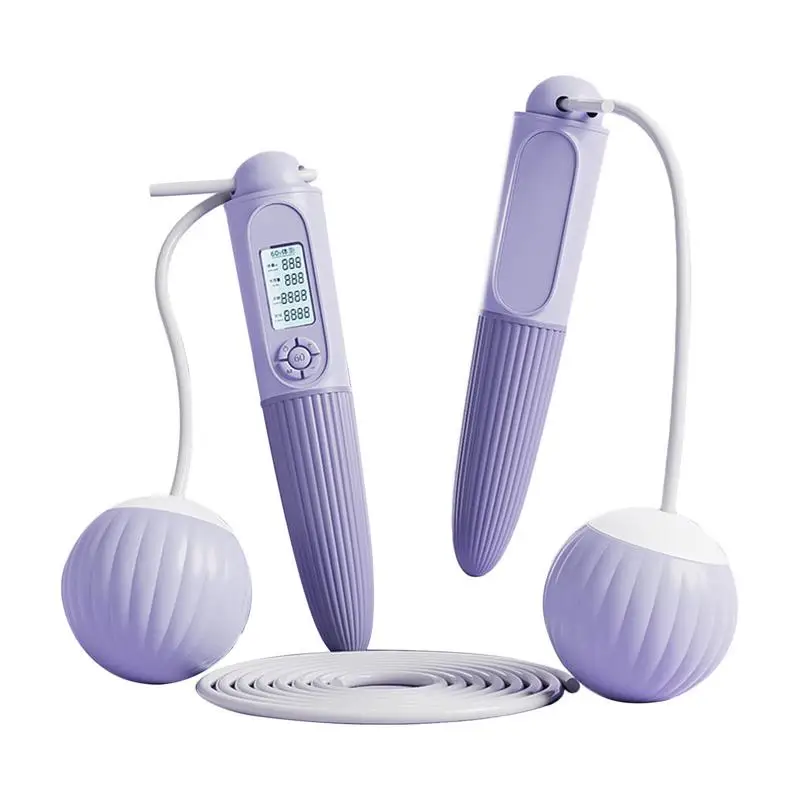 トレーニング用カウンター付き縄跳び、LCDスクリーン付きコードレス縄跳び、ウェイトスポーツ用品、フィットネスアクセサリー