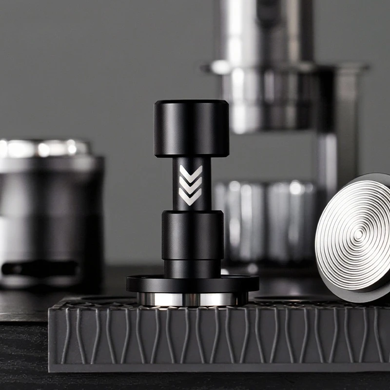 51/53.3/58.35MM V6 Impact Espresso Tamper with Sound Feedback,15lb/30lb Interchangeable Springs Coffee Machine Accessories