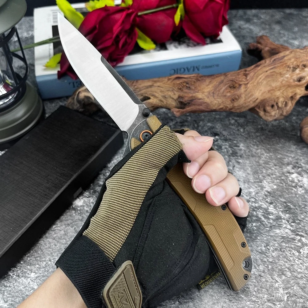 صلابة عالية التكتيكية سكين للفرد D2 شفرة التخييم في الهواء الطلق البرية مغامرة المحمولة سكين صيد G10 مقبض EDC سكين