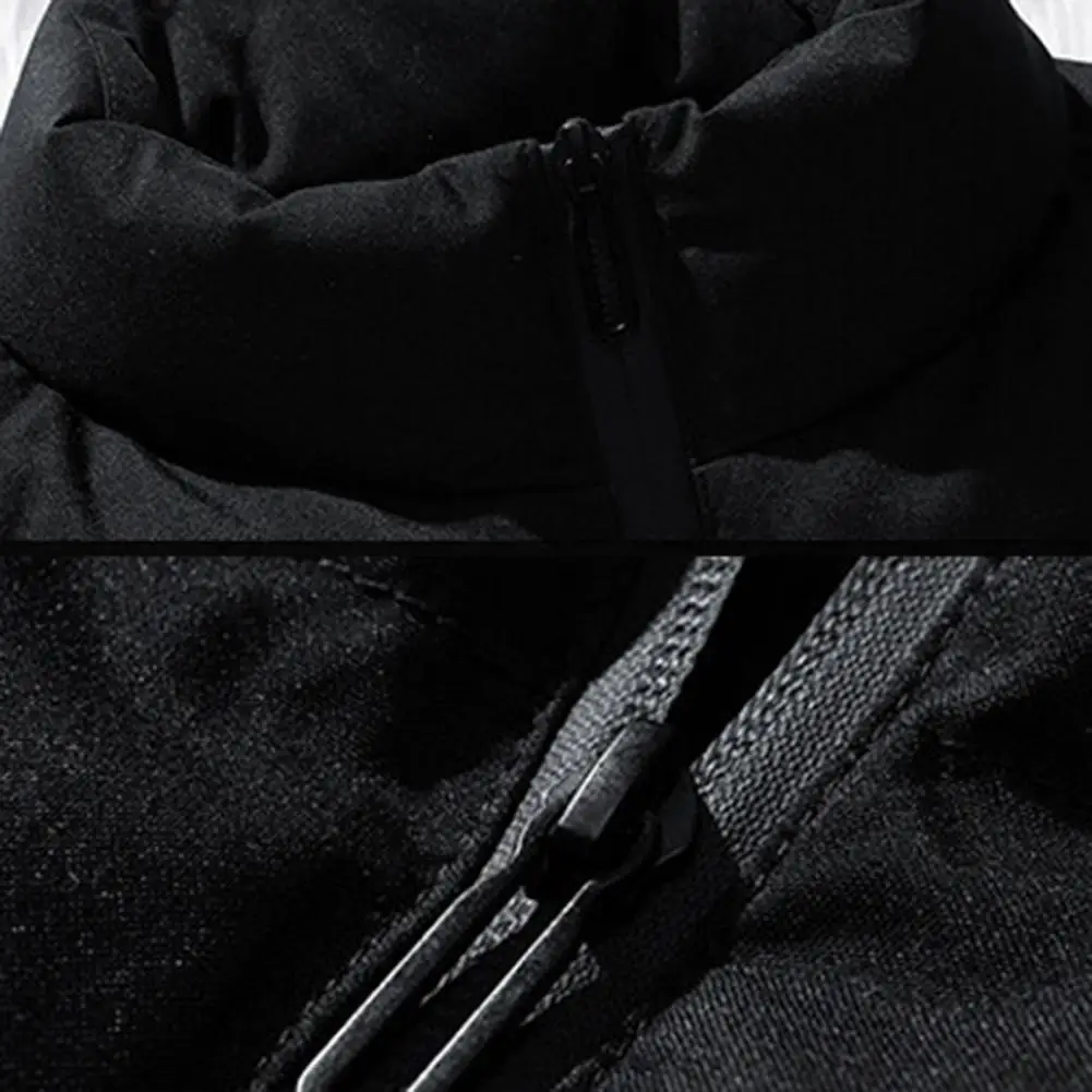 Men Vest Coat Zipper Closure Stand Collar Sleeveless Thin Waistcoat With Pockets Solid Color Windproof Vest Outwear Sports Wear