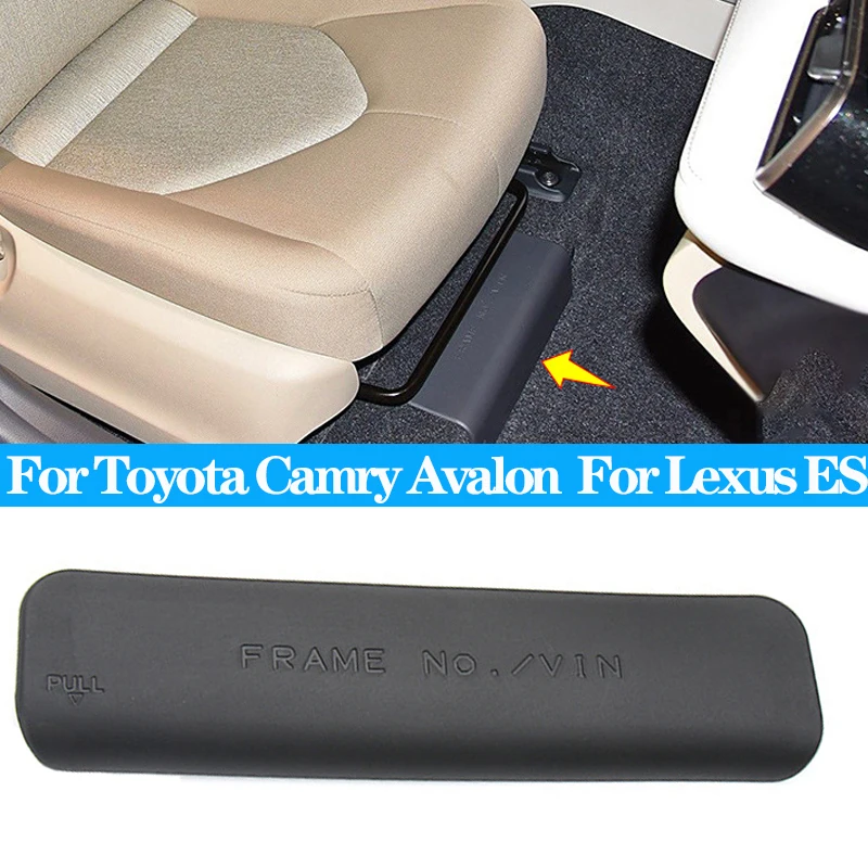 

Car Seat VIN Trim Cover Frame Number Cover Plate Trim Panal For Toyota Camry Avalon For Lexus ES ES200 260es 300H Auto Parts