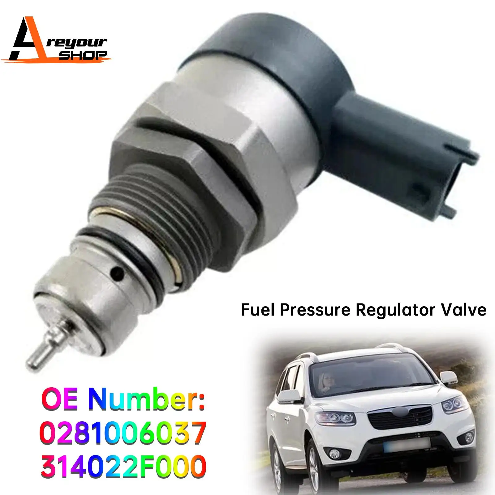 

Fuel Pressure Regulator Valve 0281006037 for Hyundai Santa Fe Kia Sorento