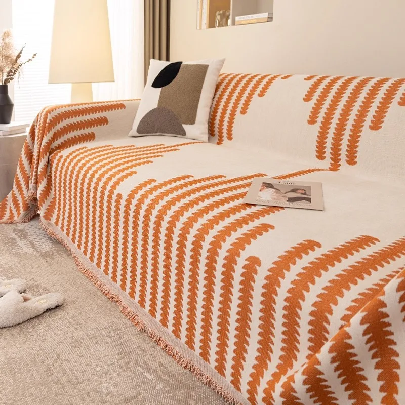 Chenier Sofa Cover Cloth Is Universal in All Seasons Highend Sofa Towel Full Cover Cover Blanket Is Versatile Machine Washable.