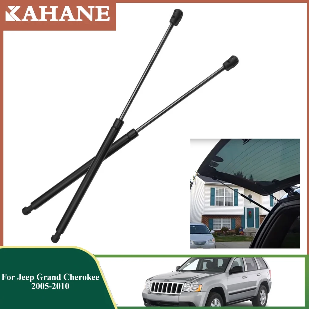 

2pcs Car Tailgate Window Glass Lift Support Rods For Jeep Grand Cherokee 2005 2006 2007 2008 2009 2010 Gas Struts Accessories