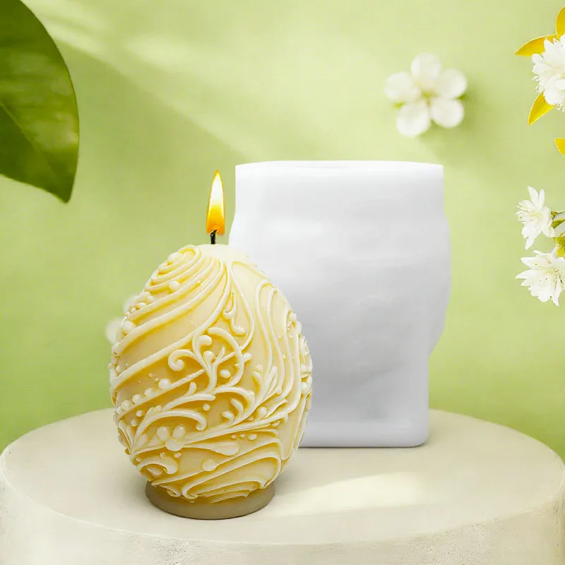 Vintage Easter Egg Candle Mold 6