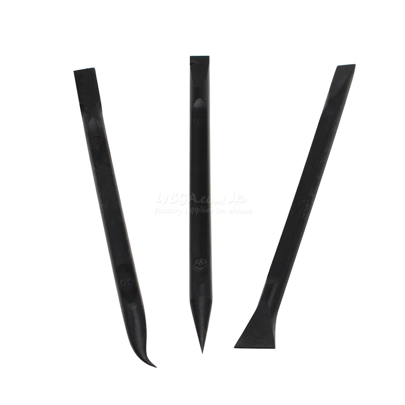 Anti‑static Black Plastic Pry Bar 3Pcs Double Spudger For Phone Laptop Tablet Screen Opening Disassembly Repair Tool
