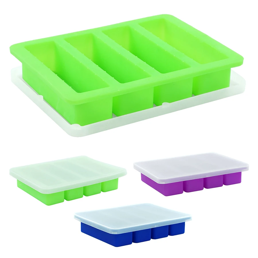 1pc 190*145mm Bar Silicon Mold Ice Butter Mold Kitchenware  Green Food Safe Cheap Price