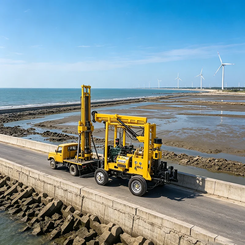 Wireline Geological Core Drill Rig 600m Truck Mounted Hydraulic Hard Rock Core Sampling Equipment