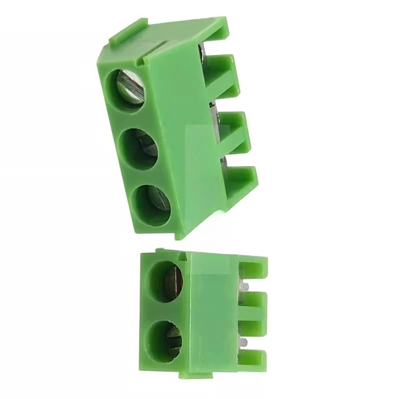 KF3.96mm pitch 2P/3P connector green screw-type PCB terminal block can be spliced MG/KF396 6pcs