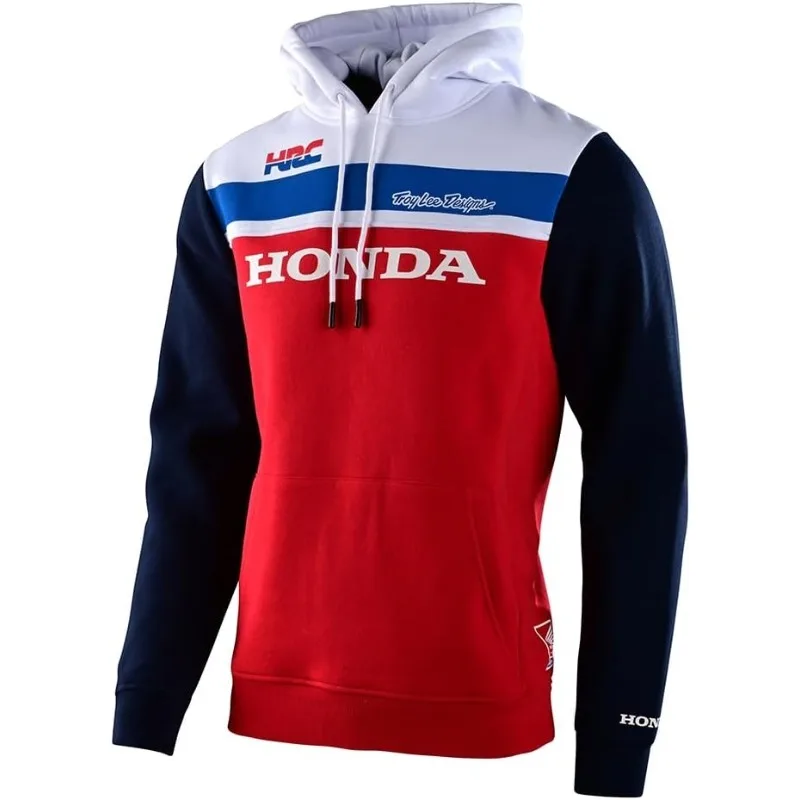 

Honda retro racing suit, off-road motorcycle quick drying suit, high-end hooded riding suit, explosive street speed conquer