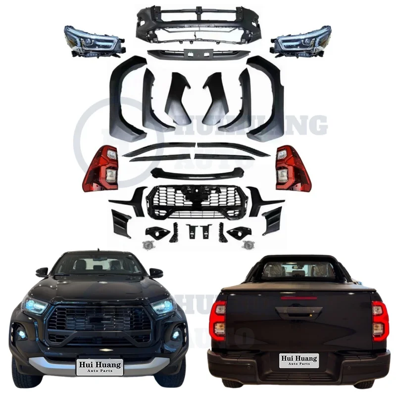 Pickup Truck Accessories Hilux for  Hilux Revo Rocco 2016 2017 2018 2019 Year Upgrade 2023 GR Sport