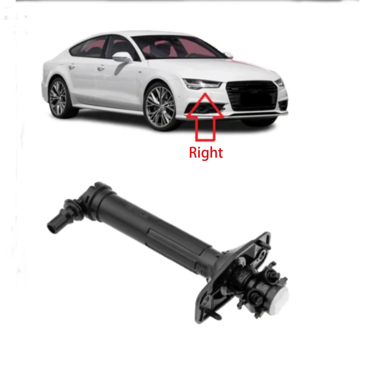 

Насос цилиндра давления форсунки омывателя передней фары для Audi A7 RS7 2011-2018 4G8955101A 4G8955102