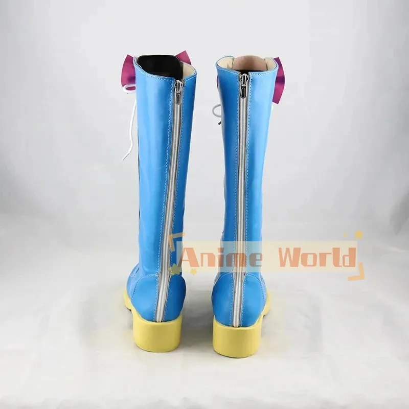 2025 11 Pinkie Pie zapatos de cuero PU botas de Carnaval de Halloween accesorios de Cosplay de Anime hechos a medida