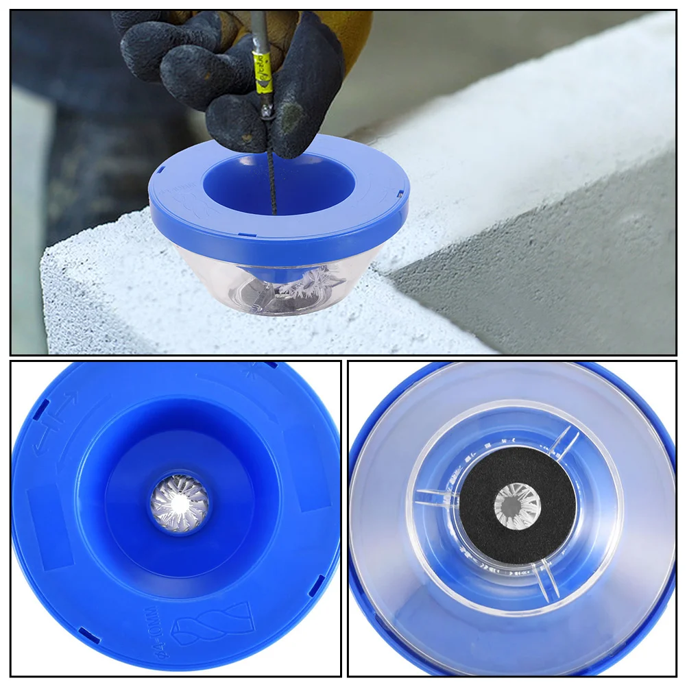 

1pc Electric Hammer Bowl Blue Silicone Drill Attachment Dust Collector For Electric Drill Tool Cover Drilling Bowl