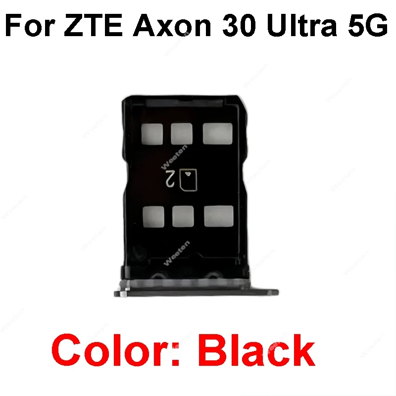 SIM Card Slot Tray Holder Adapter For ZTE Axon 30 30S 40 50 Pro Ultra SE 5G Axon 60 Lite SIM Card Tray Slot Spare Parts view 2