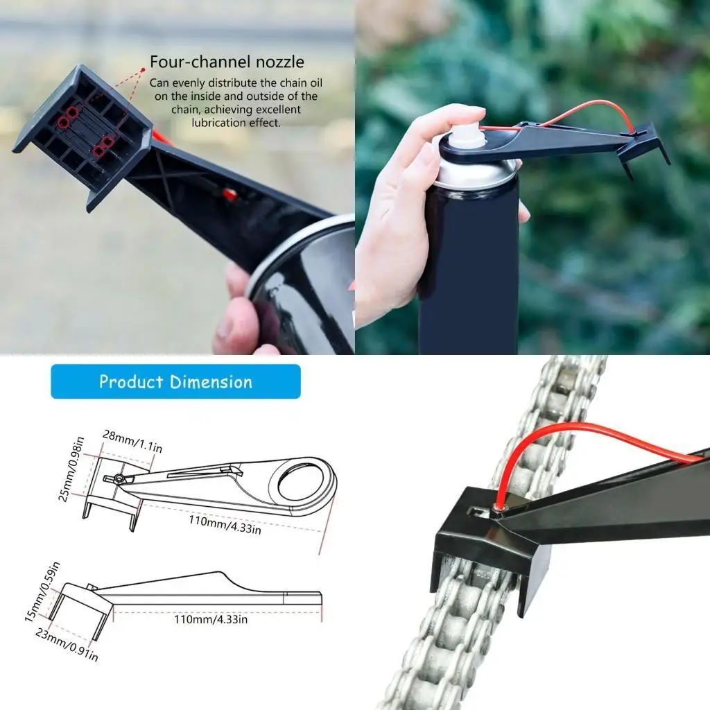 

02de Motorcycle Chain смазочный аппликатор цепочка цепочка масляна для очистки инструментов для очистки цепочки цепочки