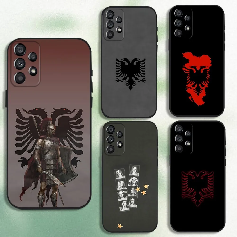

Albania Albanians Flag Phone Case For Samsung Galaxy A20,A21s,A22,A31,A32,A52,A53,A72,73,A80 Soft Black Cover