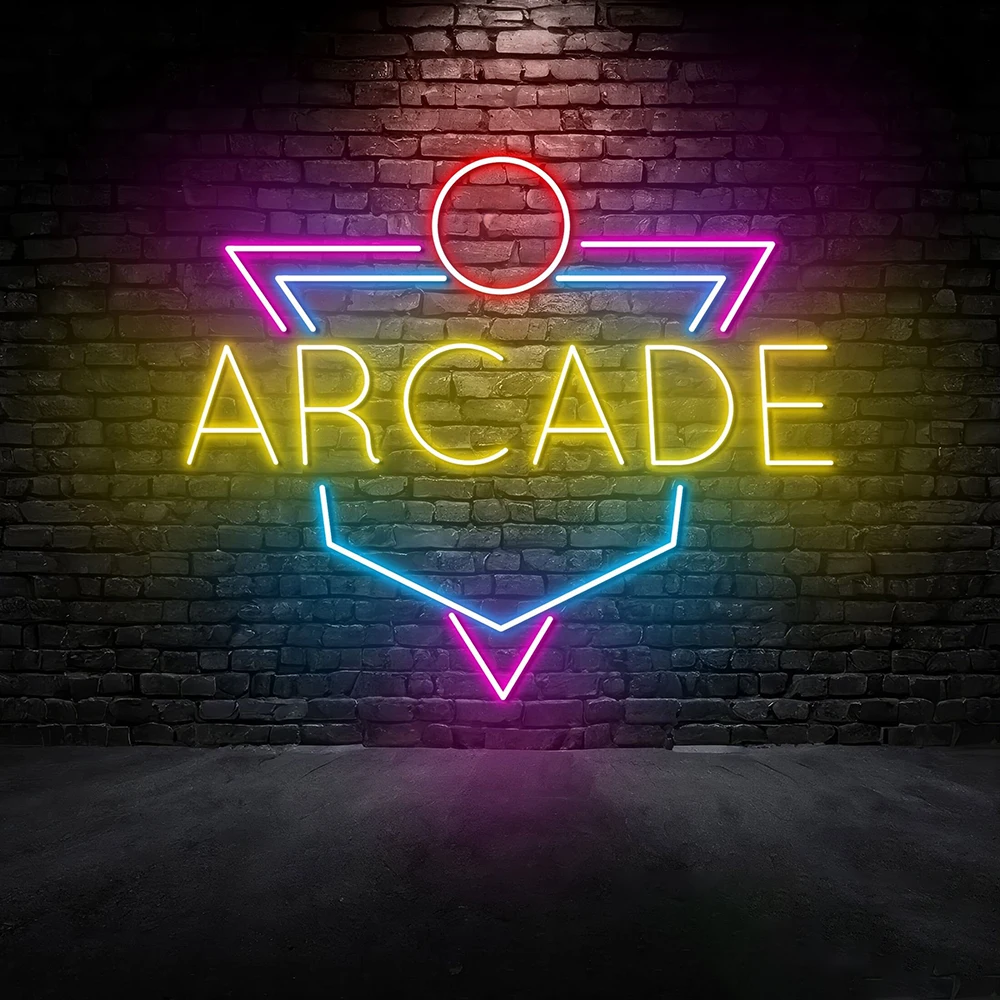 

Arcade Game Neon Sign for Gaming Room Bedroom Wall Decor LED Neon Light Handmade Custom Neon Signs Gamer Lover Gifts