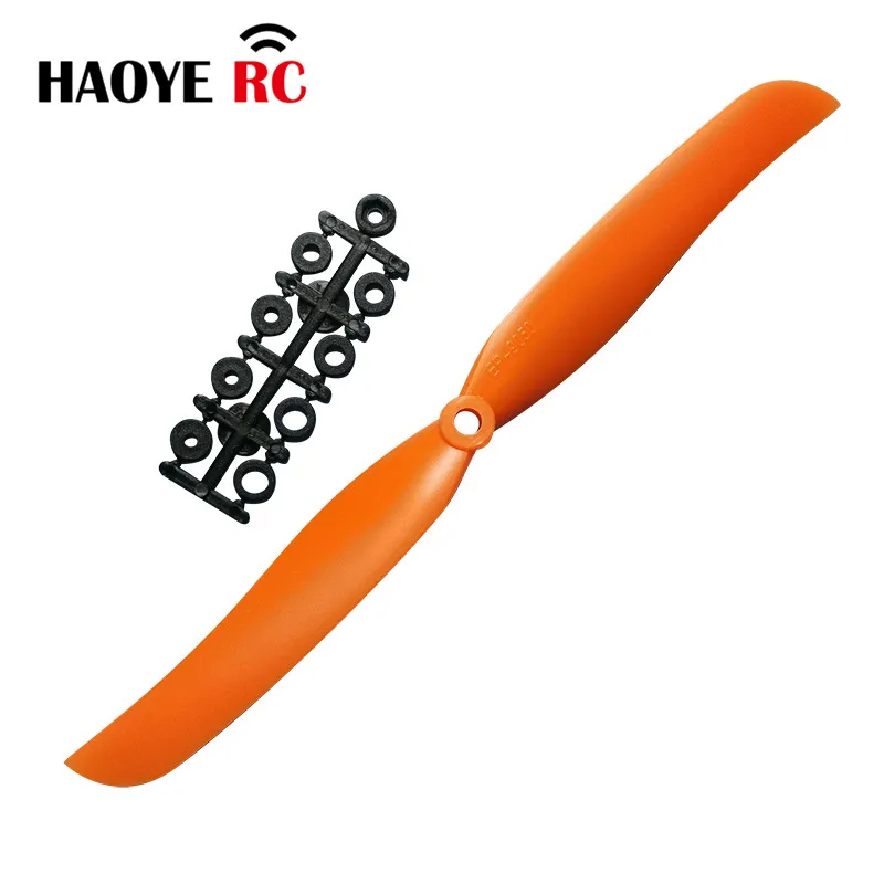 Haoye 10 Pcs 2 Blade Propeller 5030 6030 7035 8040 8060 9050 1060 1160 Direct Drive High-Speed Pro Color Orange Rc Accessories