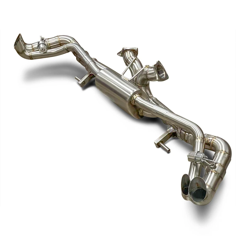 For Audi R8 5.2 V10 2020-2022 customized stainless steel racing performance intelligent valve exhaust system catback