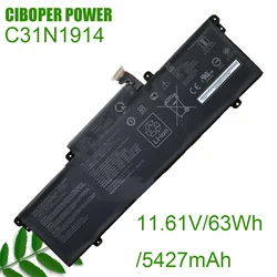 CP Original Laptop Batterie C31N1914 11,61 V/63Wh/5427mAh Für ZenBook 14 UX435EA, UX435EAL ,UX435EG Serie Notebook