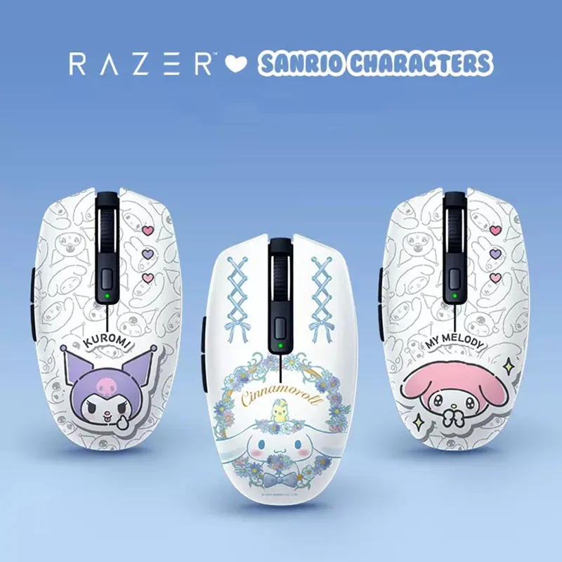 Razer Orochi V2 Sanrio Big Ear Dog Coolommy Melody USB Bluetooth Dual Mode Wireless Gaming Mouse