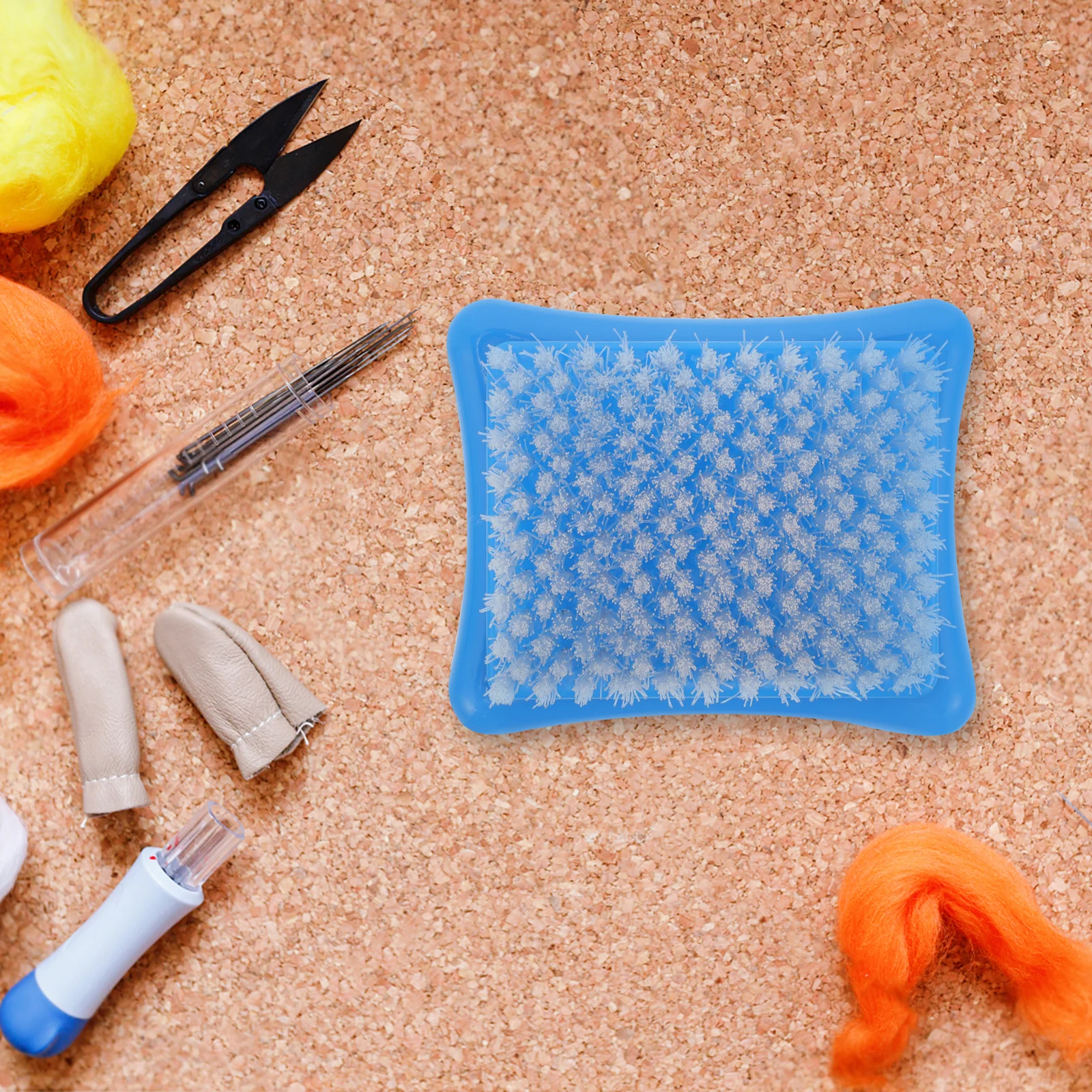 

Needle Felting Brush Mat Plastic Hand Carder For Wool Diy Felt Project Craft Tool Soft Bristles Durable Felting Supplies