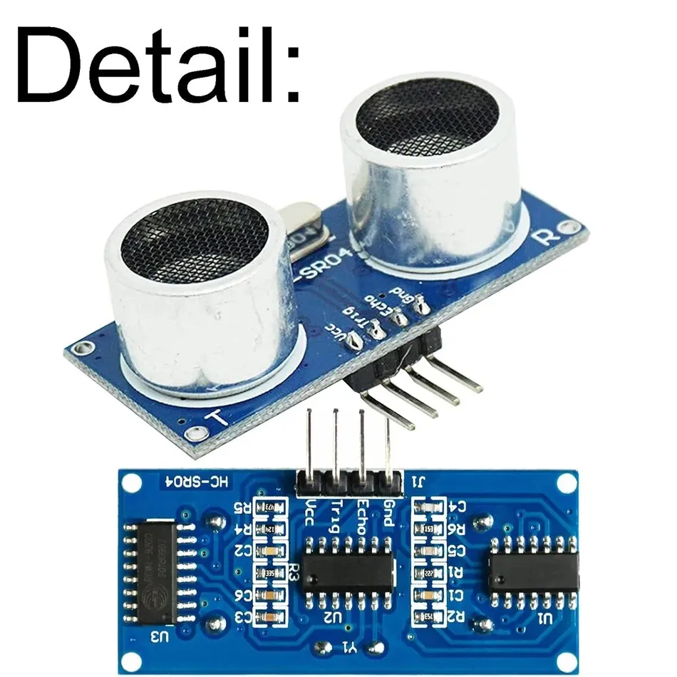 5 ultrasonic modules, MELIFE distance sensor, 3 HC-SR04 mounting bracket, 2 wire sleeves for Mega R3 Mega2560 robot New
