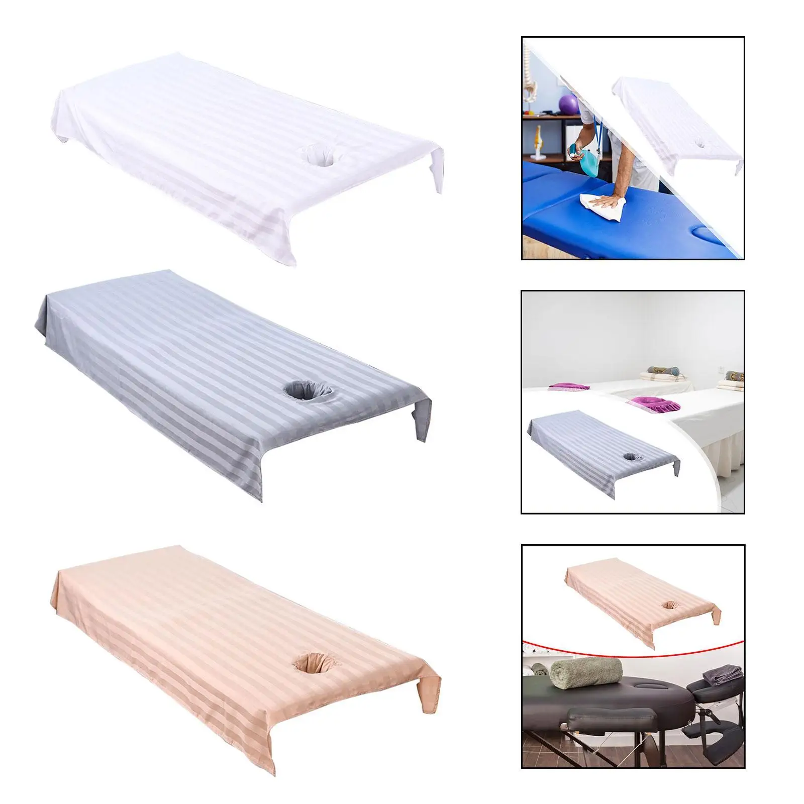 Salon Sheet Washable Protector Breathable Equipment Soft Salon Couch Sheet Decoration Supplies Beauty Bed Cover for Indoor Home