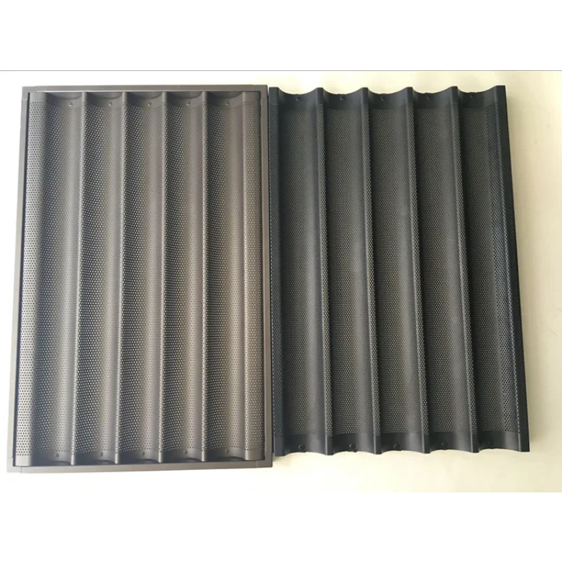 

Baking pan Food grade aluminum tray Non-stick baking pan Baguette pan Bread mold Oven stick