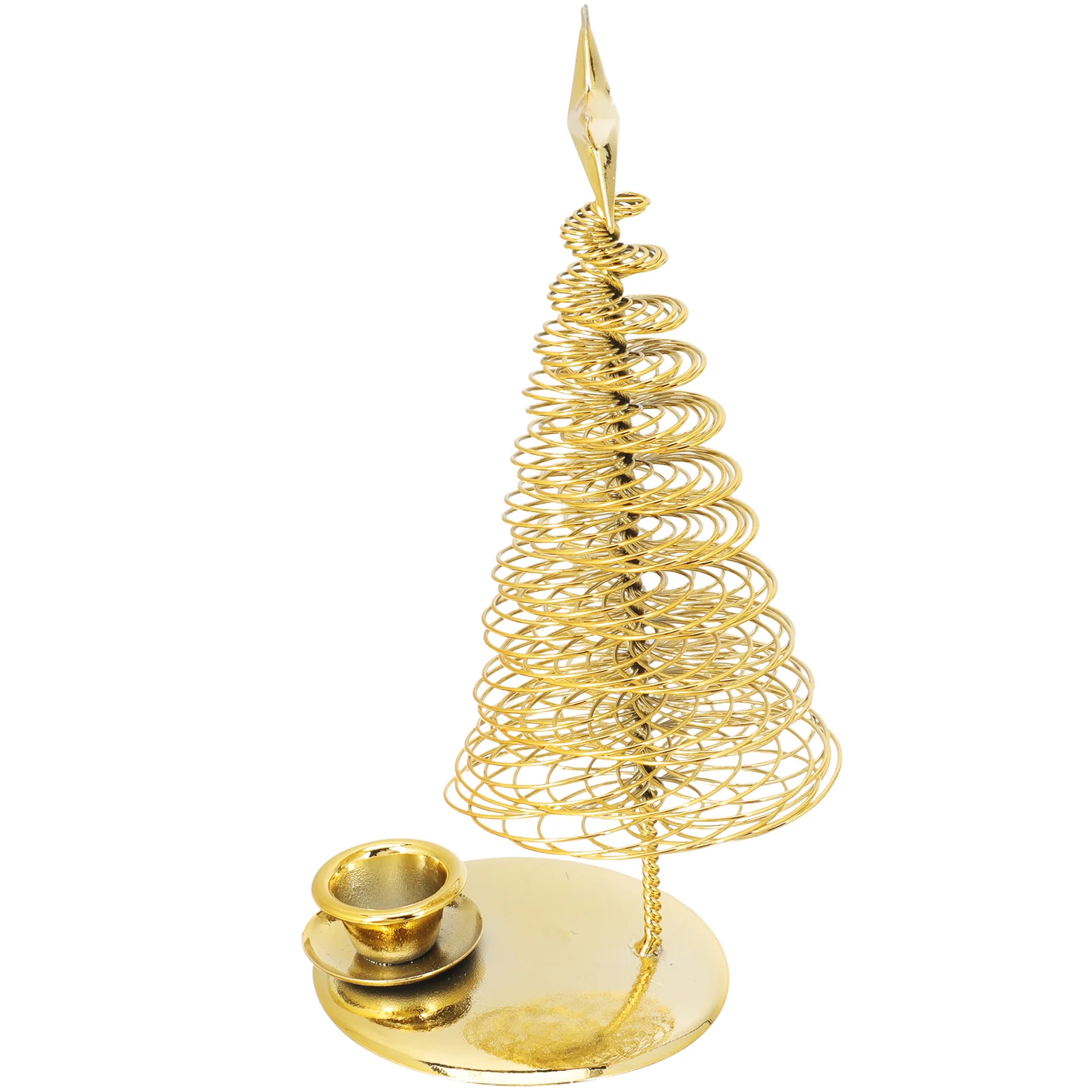 

Christmas Tree Candlesticks Tealight Holder Retro Candleholder Xmas Desktop Ornament The Arab Decor Holders Tray Metal