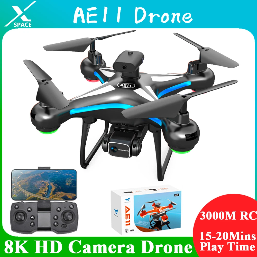 

2023 New AE11 Drone 8K HD Professional ESC Camera Laser Obstacle Avoidance Aerial Photography Helicopter Quadcopter Toys Gifts