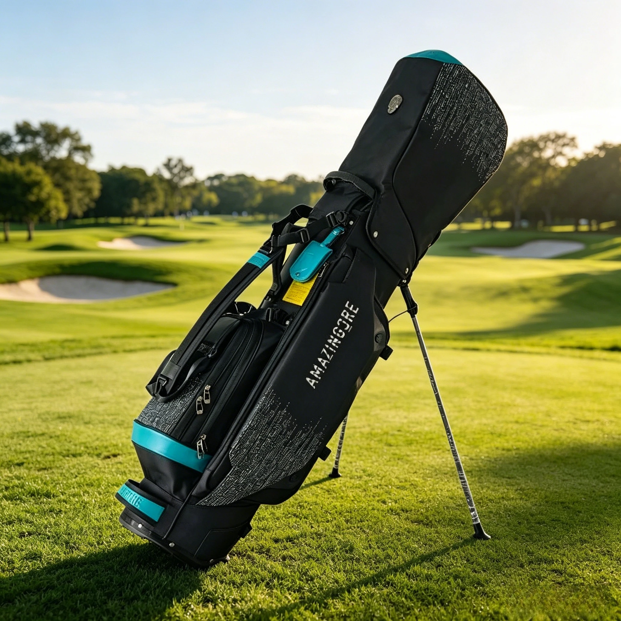 

Pro Golf Stand Bag for Men Women Ultralight Dual Strap Golf Carry Bag High-End Waterproof Golf Club Sunday Bag with Legs