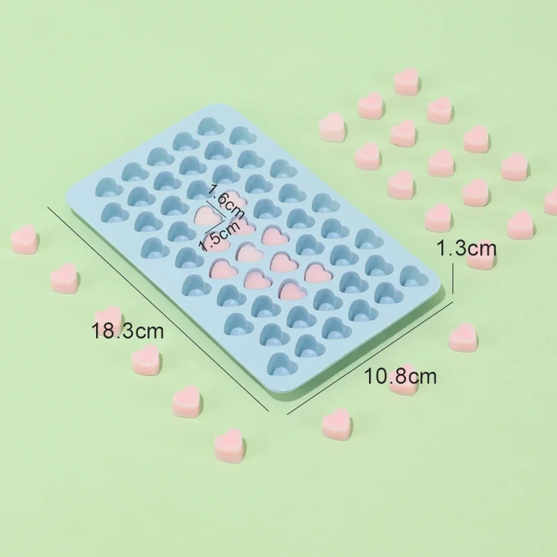 Mini Heart Gummy Candy Mould Silicone Chocolate Gummy Molds Valentine Jelly Candy Molds Bakery Accessories