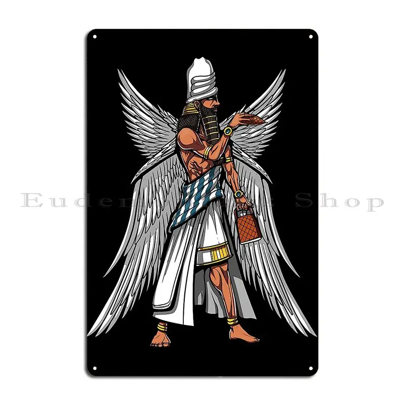 Anunnaki Sumerian God Metal Plaque Poster Club Designer Create Club Classic Tin Sign Poster