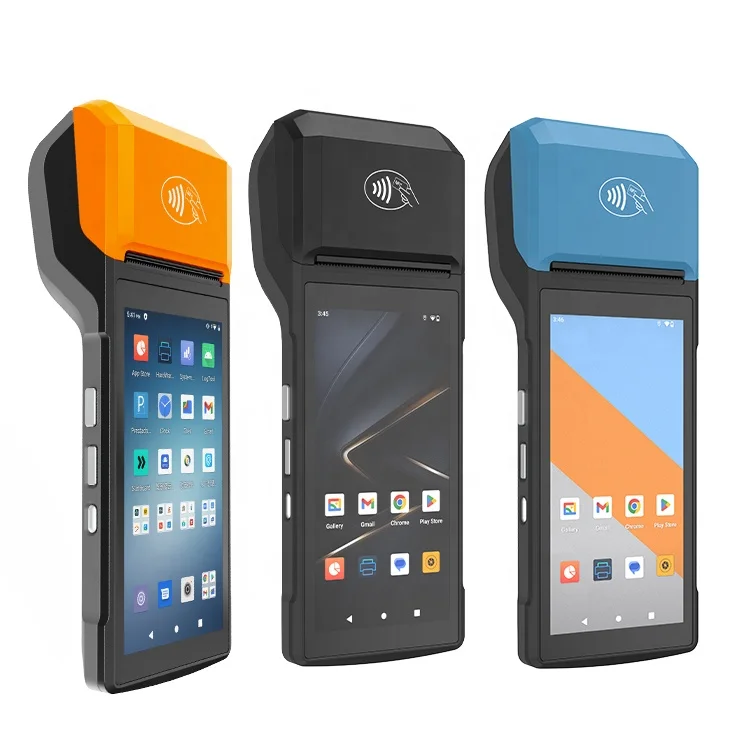 أندرويد Pos الدفع H10 H10P H10S H10C محطة صغيرة محمولة مع دعم الطابعة قارئ بطاقات NFC آلة نظام POS المحمول #6