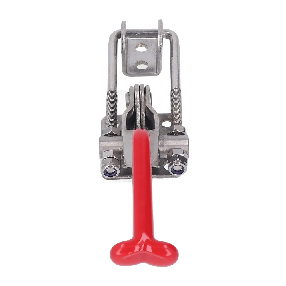 Adjustable 304 Stainless Toggle Clamp Hold Down Pull Action Toggle Latch Quick Release Lever Clamp Agricultural Machinery
