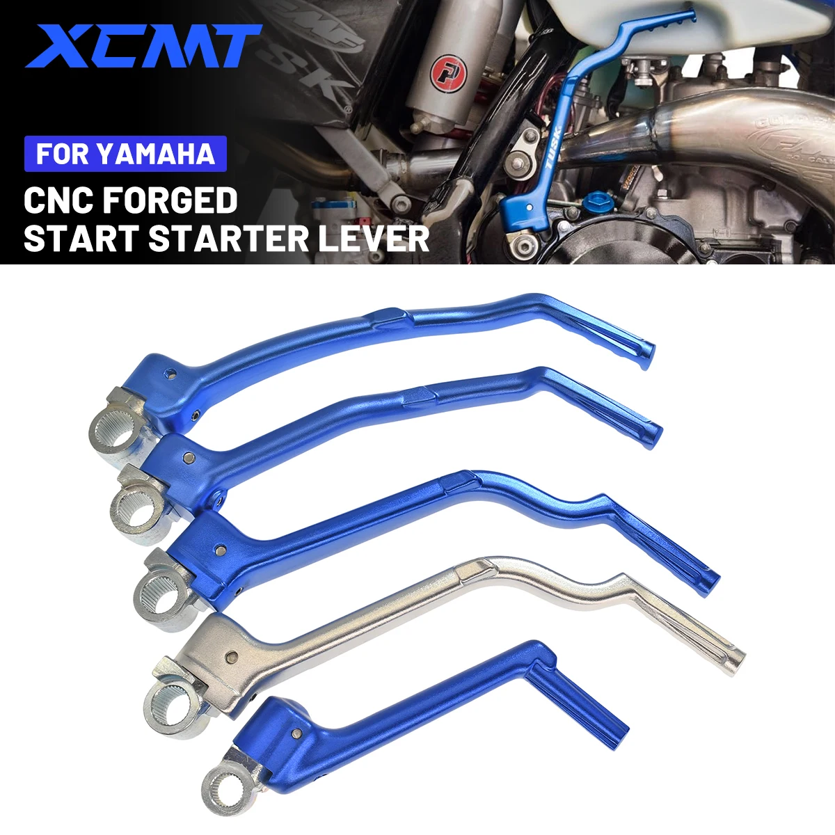 

CNC Forged Kick Start Starter Lever Pedal For Yamaha YZ YZ125 YZ250 YZ250X YZ250F YZ250FX WR250F YZ450F YZ450FX WR450F 1986-2023