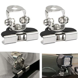 2Pcs Fog Lights Driving Lamps Support Brackets Holder Mounting Support For 2009-2014 FORD F150 Raptor
