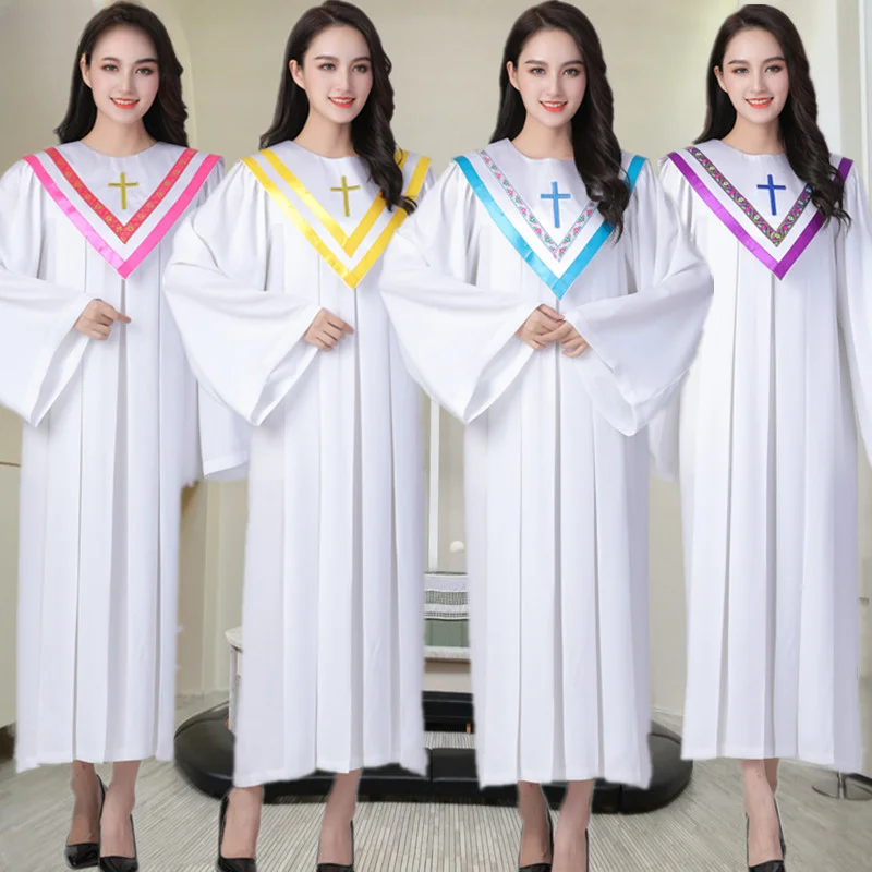 

Customize Christian Costume Christian Holy Garments Robe Christian Poetry Gown Christian Church Choir Dress Clothing Robe